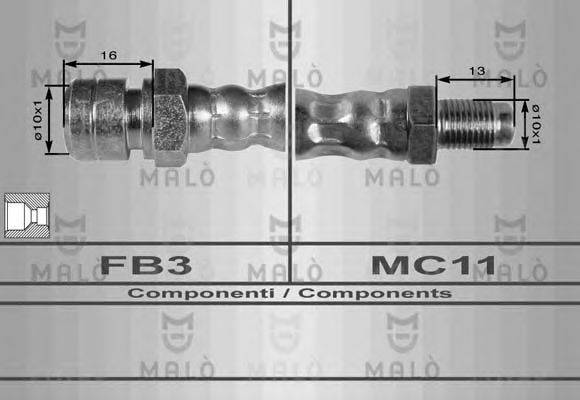 MALO 8237 Гальмівний шланг