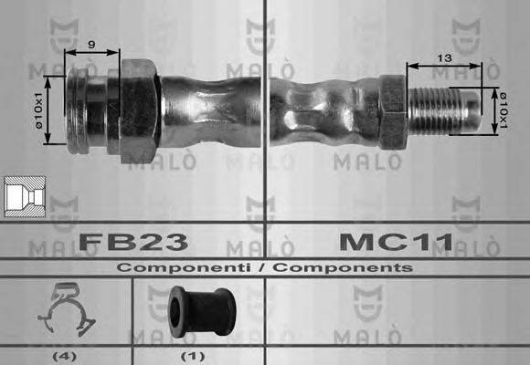 MALO 8405 Гальмівний шланг