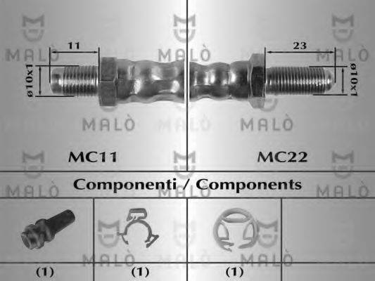 MALO 8420 Гальмівний шланг