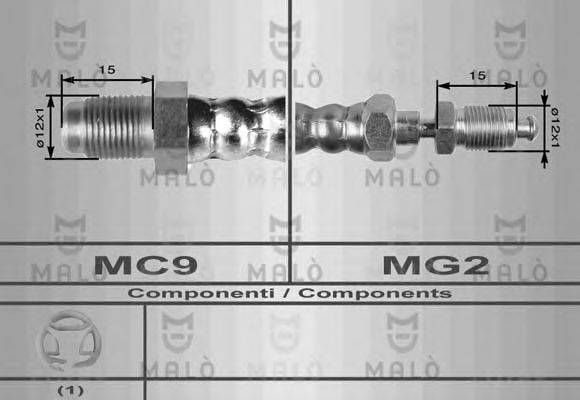 MALO 8439 Шланг зчеплення