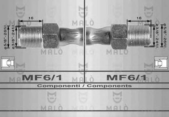 MALO 8503 Гальмівний шланг