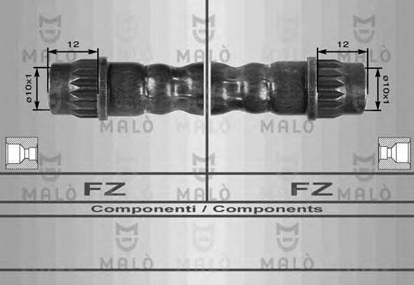 MALO 8516 Гальмівний шланг