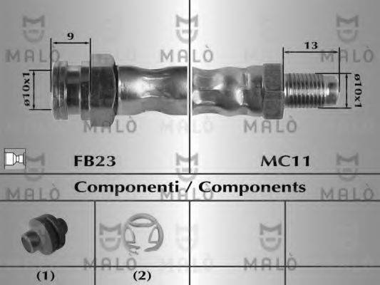MALO 8567 Гальмівний шланг