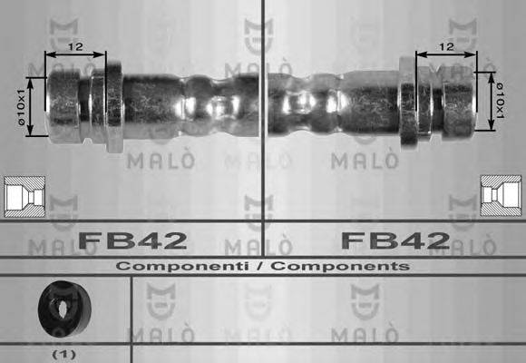 MALO 8609 Гальмівний шланг