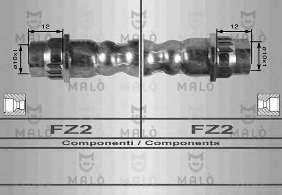 MALO 8637 Гальмівний шланг