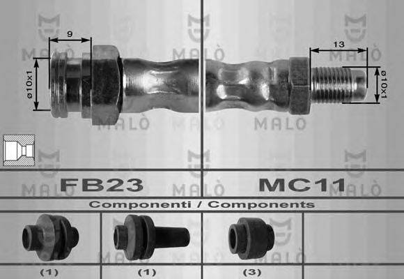 MALO 8901 Гальмівний шланг