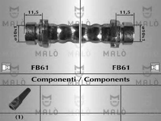MALO 8970 Гальмівний шланг
