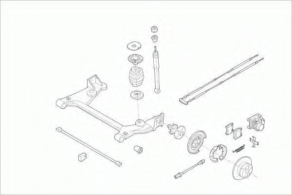 SACHS OPELASTRARS010 Рульове управління; Підвіска колеса