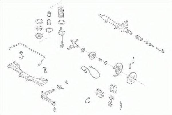 SACHS BMW3COUFS002 Рульове управління; Підвіска колеса