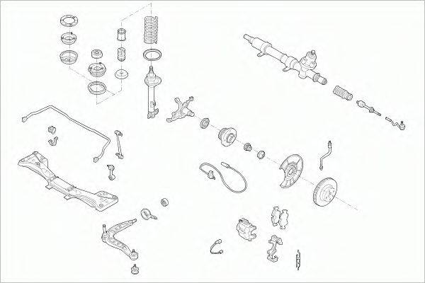 SACHS BMW3COUFS005 Рульове управління; Підвіска колеса