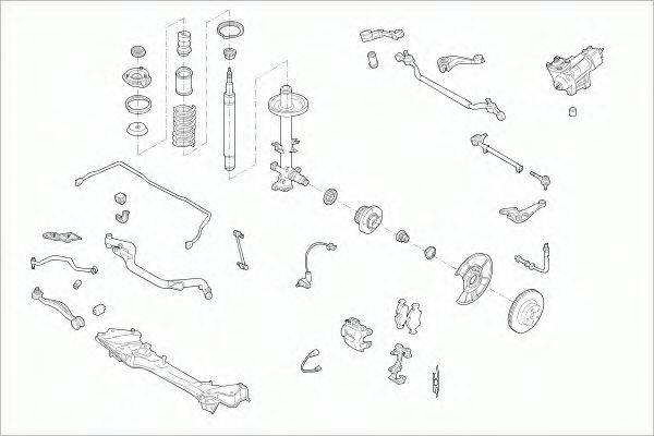 SACHS BMW5FS004 Рульове управління; Підвіска колеса