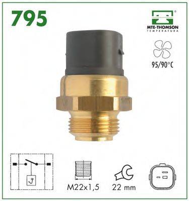 MTE-THOMSON 795 Термивимикач, вентилятор радіатора