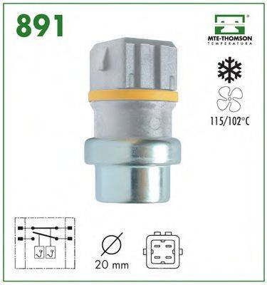 MTE-THOMSON 891 Термивимикач, вентилятор радіатора