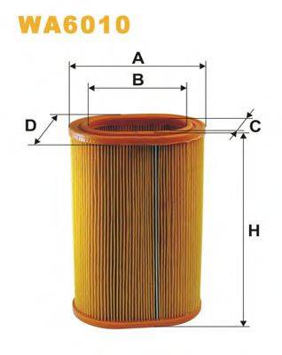 WIX FILTERS WA6010 Повітряний фільтр