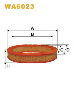 WIX FILTERS WA6023 Повітряний фільтр