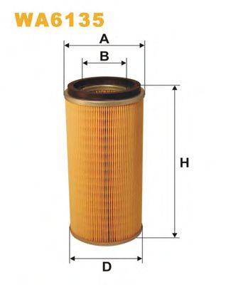 WIX FILTERS WA6135 Повітряний фільтр