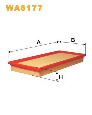 WIX FILTERS WA6177 Повітряний фільтр