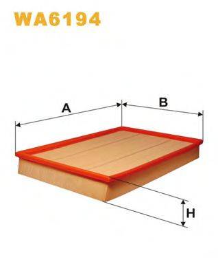 WIX FILTERS WA6194 Повітряний фільтр