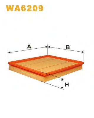 WIX FILTERS WA6209 Повітряний фільтр