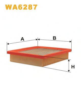 WIX FILTERS WA6287 Повітряний фільтр