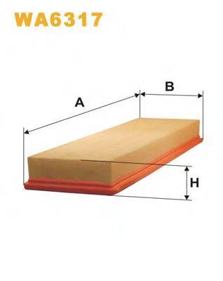 WIX FILTERS WA6317 Повітряний фільтр