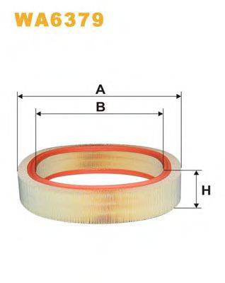 WIX FILTERS WA6379 Повітряний фільтр