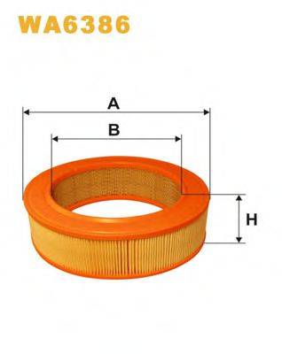 WIX FILTERS WA6386 Повітряний фільтр