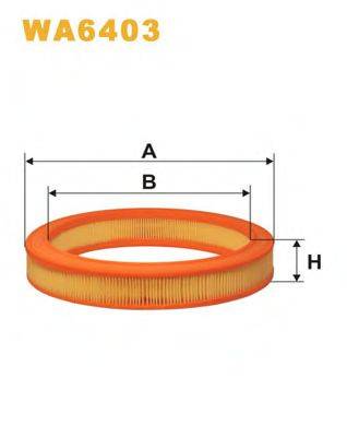 WIX FILTERS WA6403 Повітряний фільтр