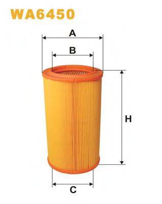 WIX FILTERS WA6450 Повітряний фільтр