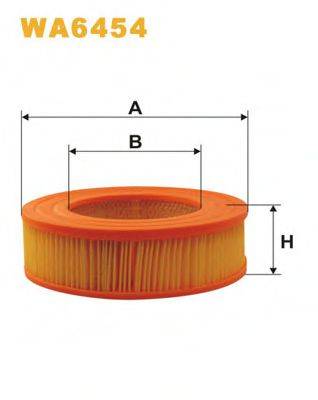 WIX FILTERS WA6454 Повітряний фільтр