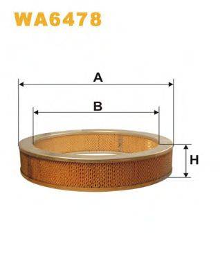 WIX FILTERS WA6478 Повітряний фільтр