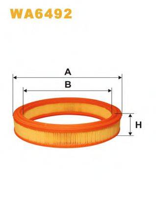 WIX FILTERS WA6492 Повітряний фільтр