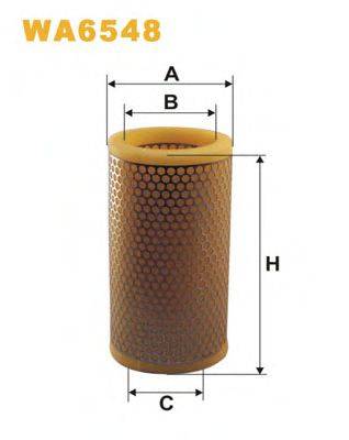 WIX FILTERS WA6548 Повітряний фільтр