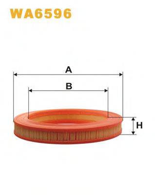 WIX FILTERS WA6596 Повітряний фільтр