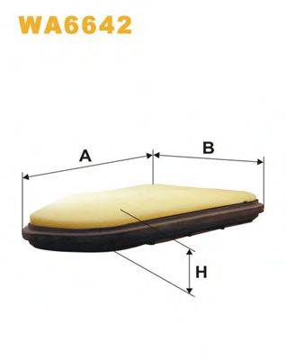 WIX FILTERS WA6642 Повітряний фільтр