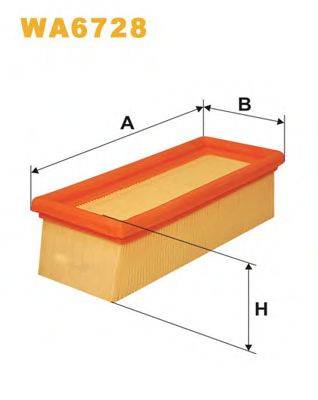 WIX FILTERS WA6728 Повітряний фільтр