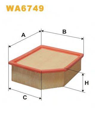 WIX FILTERS WA6749 Повітряний фільтр