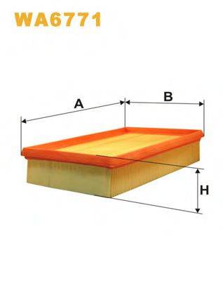 WIX FILTERS WA6771 Повітряний фільтр