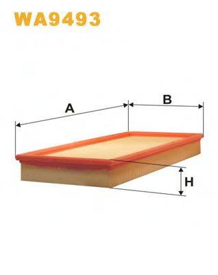 WIX FILTERS WA9493 Повітряний фільтр