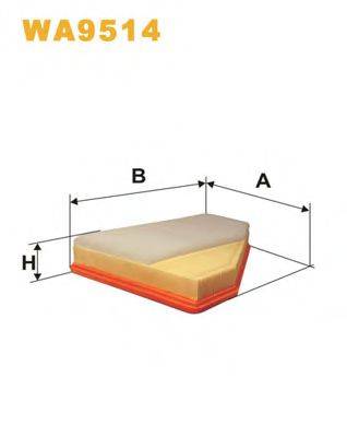 WIX FILTERS WA9514 Повітряний фільтр