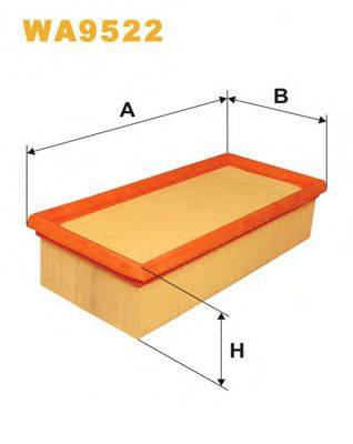WIX FILTERS WA9522 Повітряний фільтр