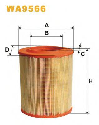 WIX FILTERS WA9566 Повітряний фільтр