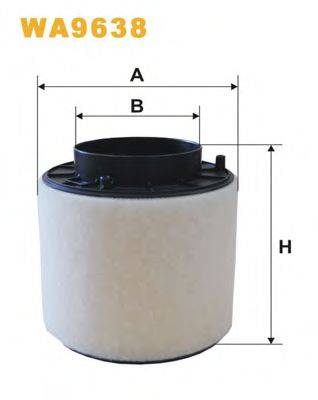 WIX FILTERS WA9638 Повітряний фільтр