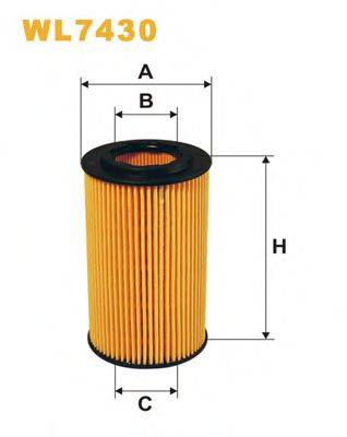 WIX FILTERS WL7430 Масляний фільтр