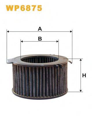 WIX FILTERS WP6875 Фільтр, повітря у внутрішньому просторі