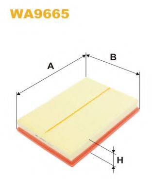 WIX FILTERS WA9665 Повітряний фільтр