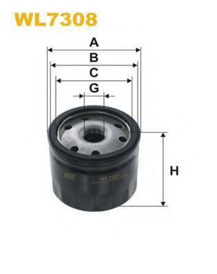 WIX FILTERS WL7308 Масляний фільтр