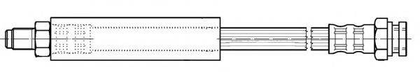 CEF 510196 Гальмівний шланг