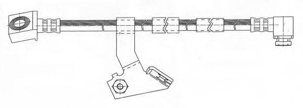 CEF 511553 Гальмівний шланг