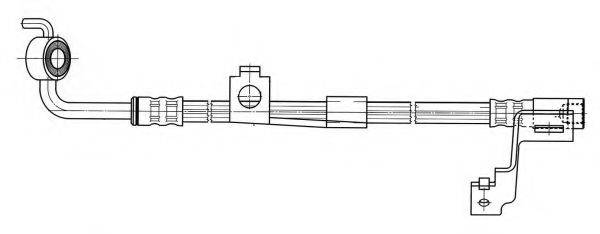 CEF 512136 Гальмівний шланг